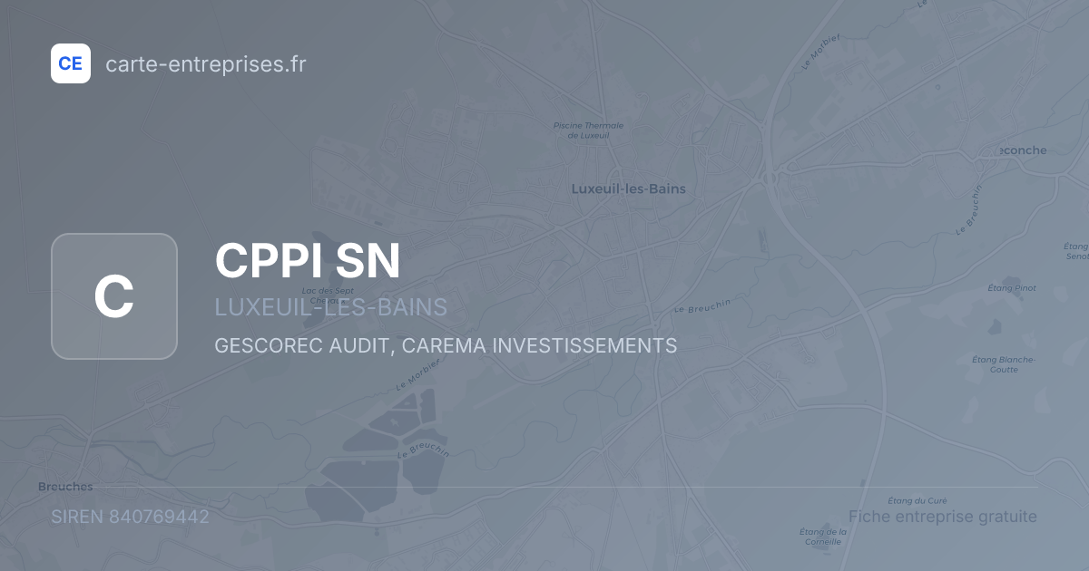 CPPI SN — 840769442 — fiche entreprise