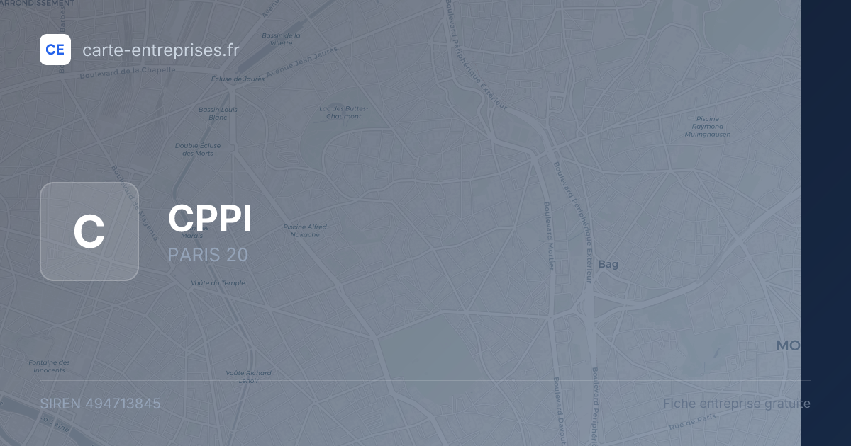 CPPI — 494713845 — fiche entreprise