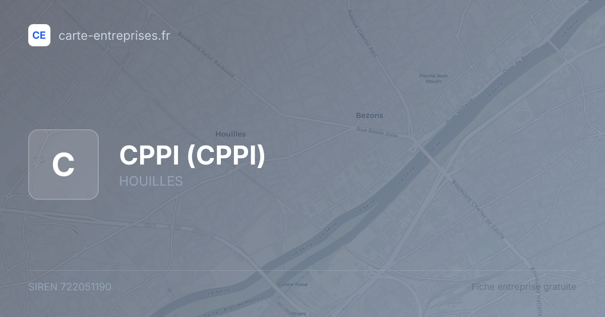 CPPI — 722051190 — fiche entreprise