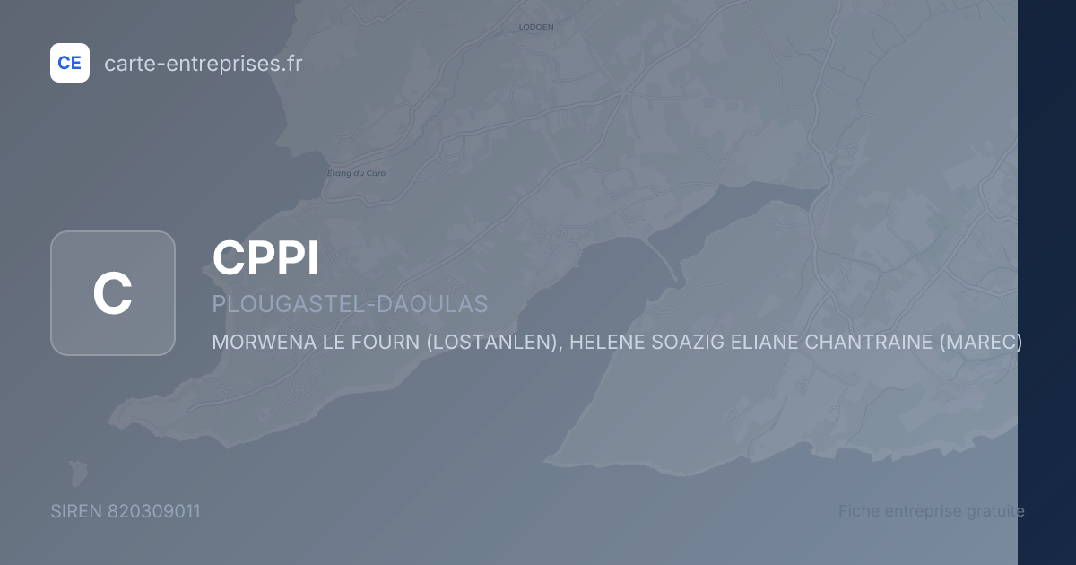 CPPI — 820309011 — fiche entreprise