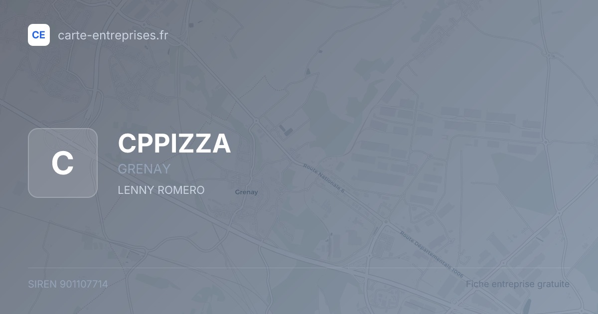 CPPIZZA — 901107714 — fiche entreprise