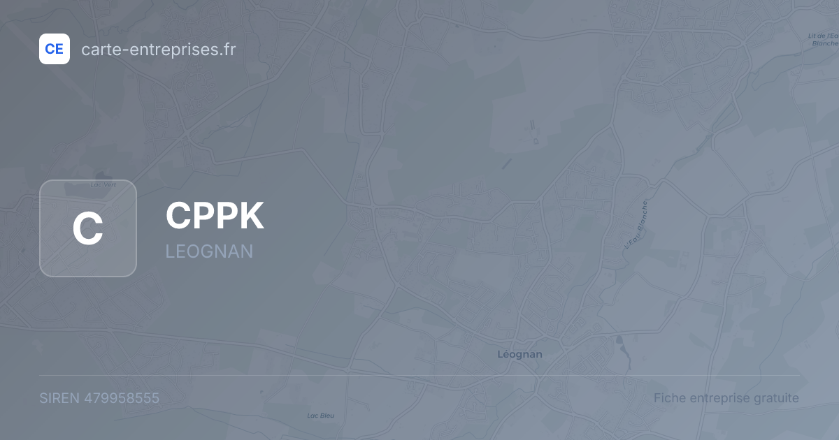 CPPK — 479958555 — fiche entreprise