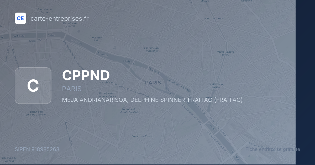 CPPND — 918985268 — fiche entreprise