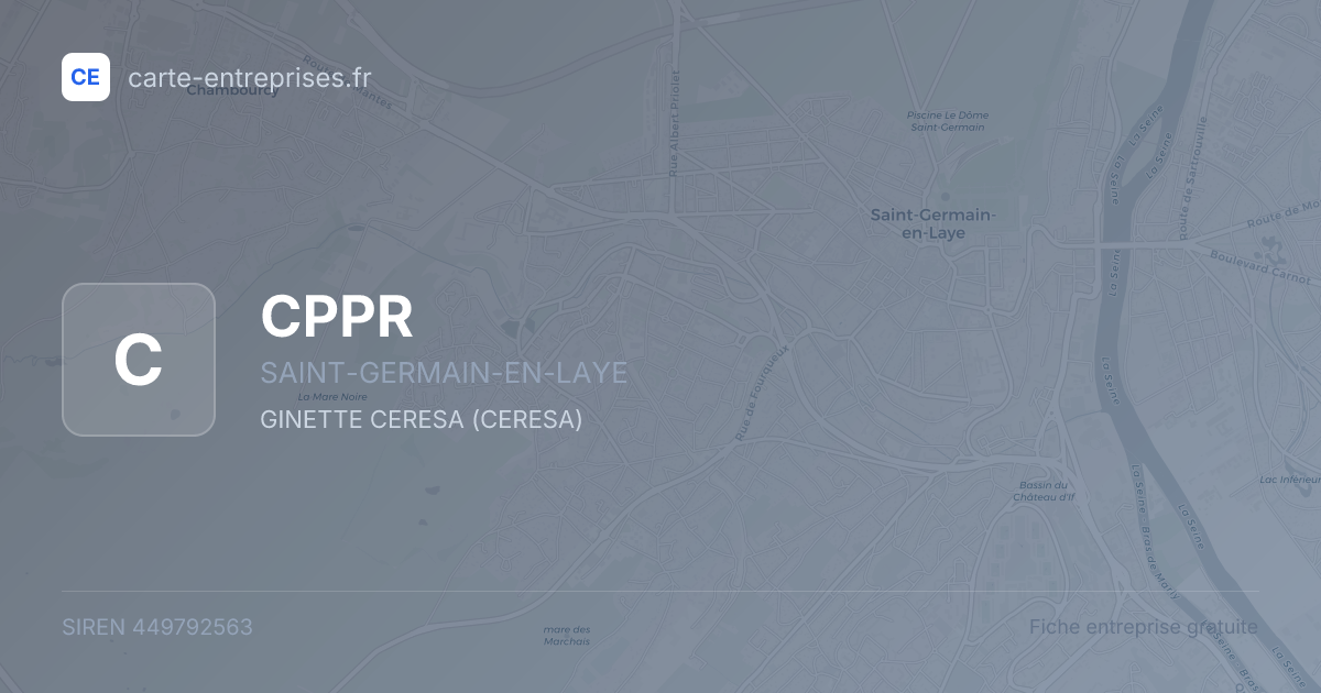 CPPR — 449792563 — fiche entreprise
