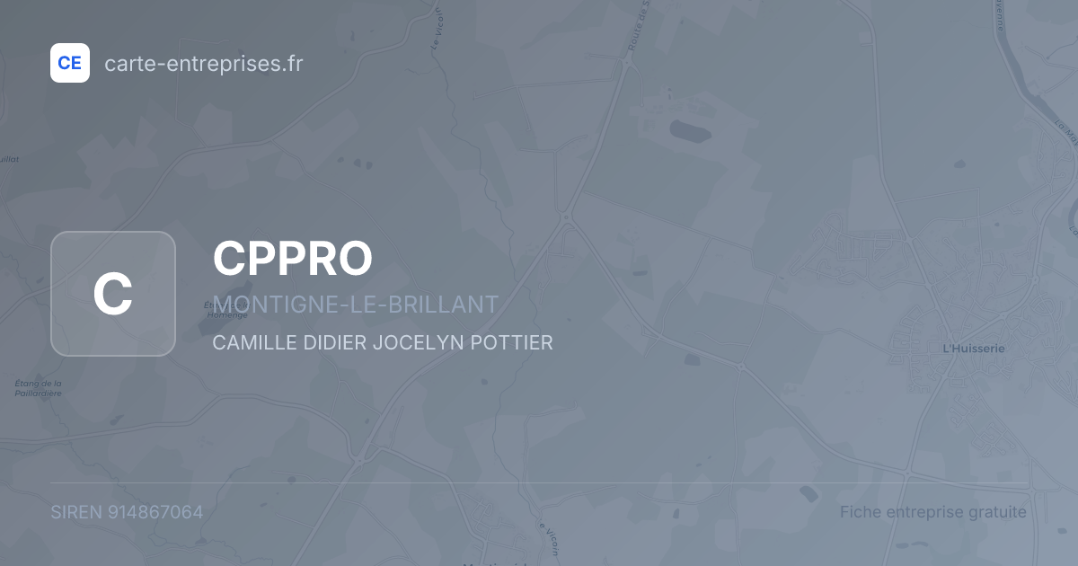 CPPRO — 914867064 — fiche entreprise
