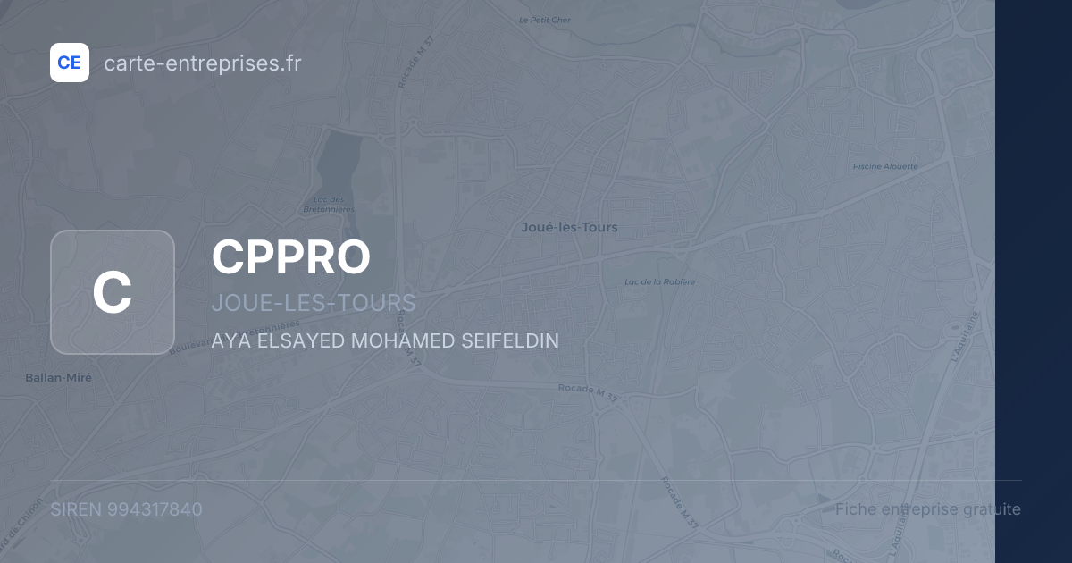 CPPRO — 994317840 — fiche entreprise