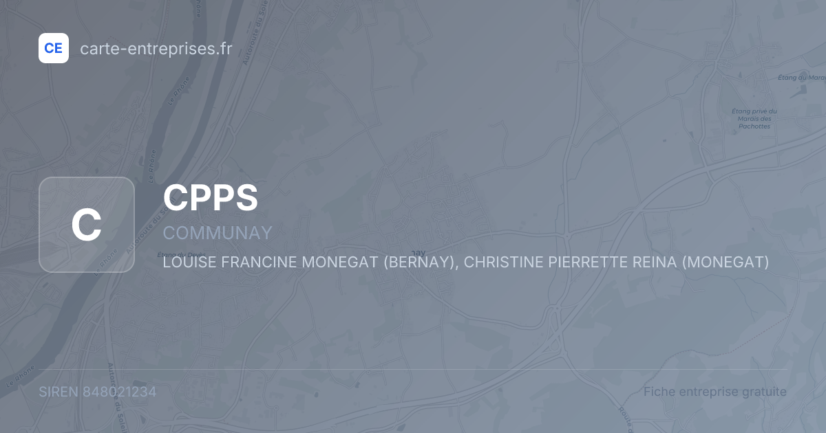 CPPS — 848021234 — fiche entreprise