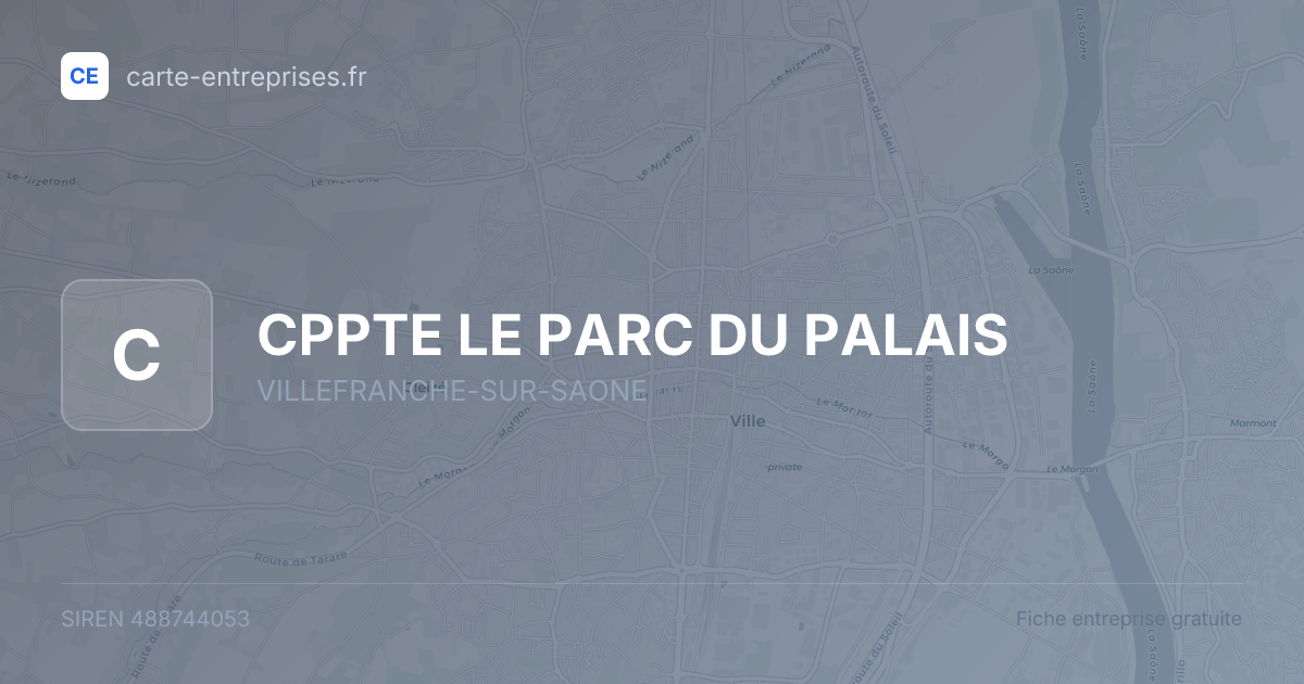 CPPTE LE PARC DU PALAIS — 488744053 — fiche entreprise