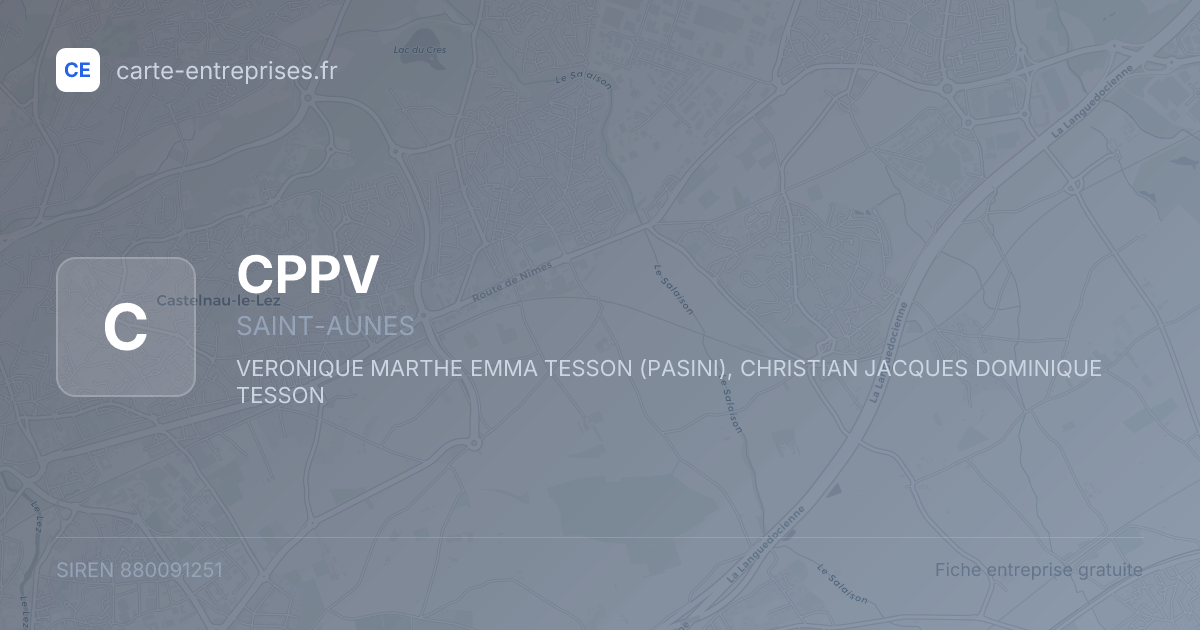 CPPV — 880091251 — fiche entreprise