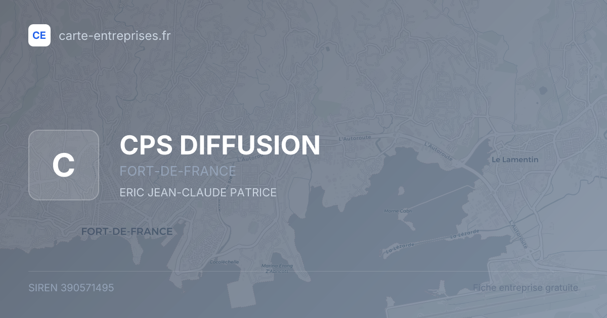 CPS DIFFUSION — 390571495 — fiche entreprise