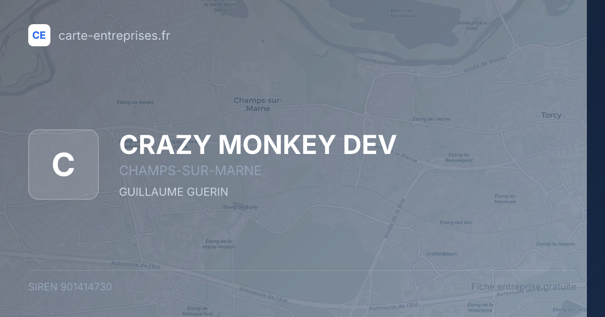 CRAZY MONKEY DEV — 901414730 — fiche entreprise