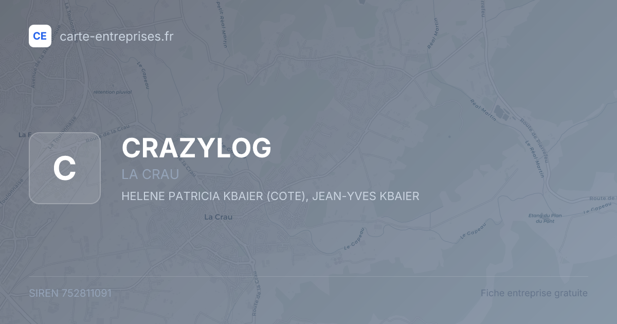 CRAZYLOG — 752811091 — fiche entreprise