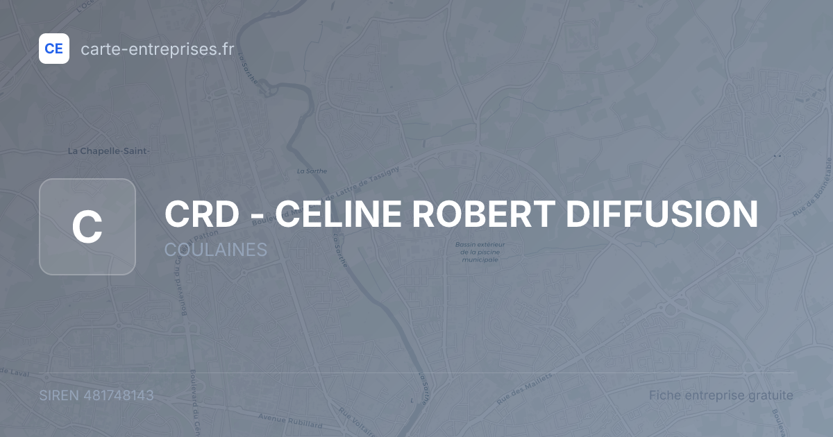 CRD - CELINE ROBERT DIFFUSION — 481748143 — fiche entreprise