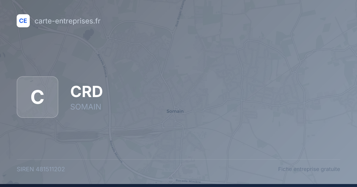 CRD — 481511202 — fiche entreprise