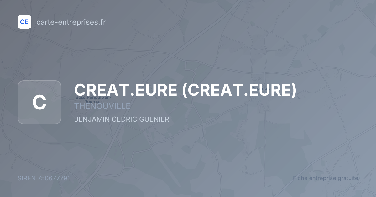CREAT.EURE — 750677791 — fiche entreprise
