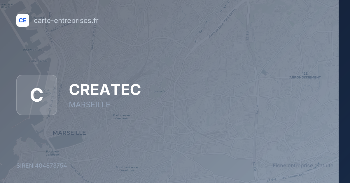 CREATEC — 404873754 — fiche entreprise