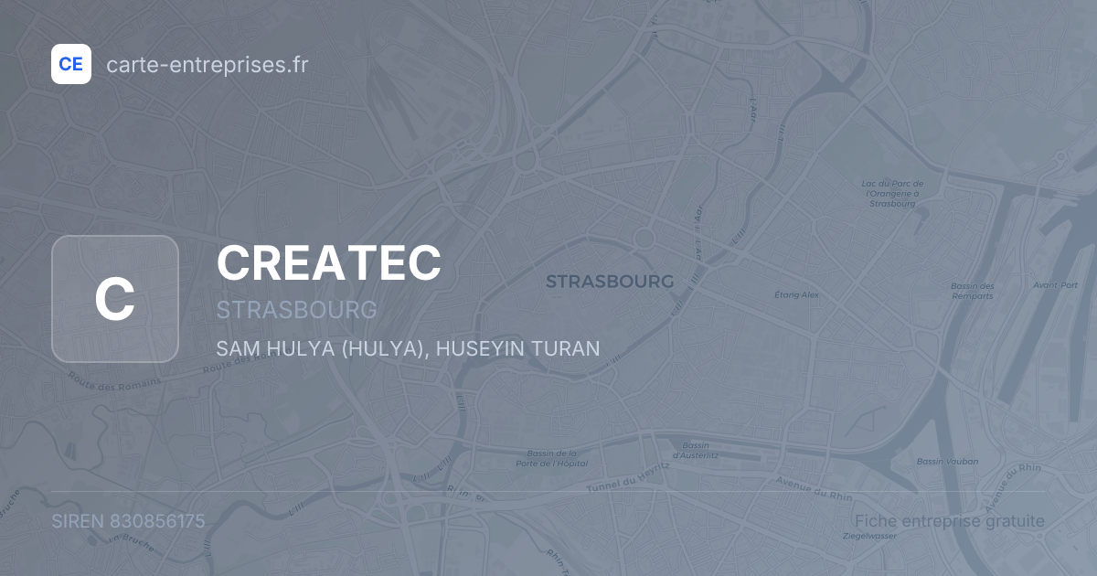 CREATEC — 830856175 — fiche entreprise