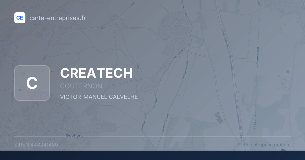 CREATECH — 448241489 — fiche entreprise