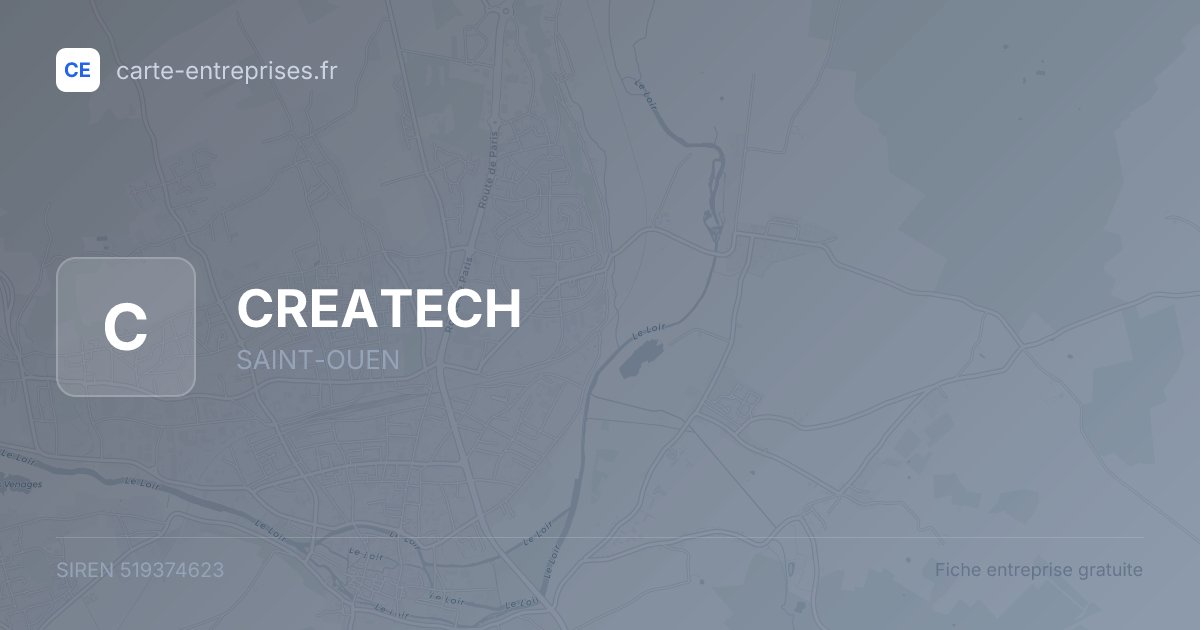 CREATECH — 519374623 — fiche entreprise