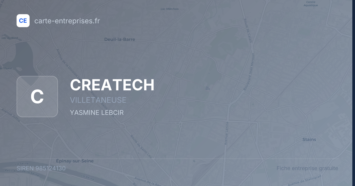 CREATECH — 985124130 — fiche entreprise