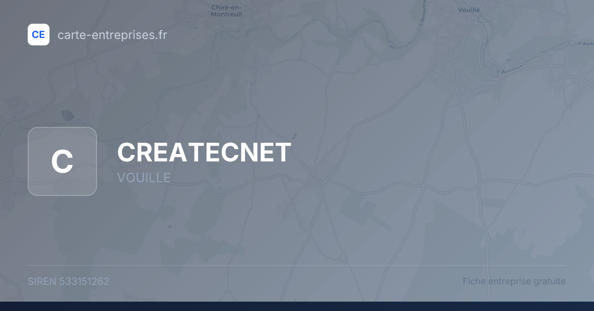 CREATECNET — 533151262 — fiche entreprise