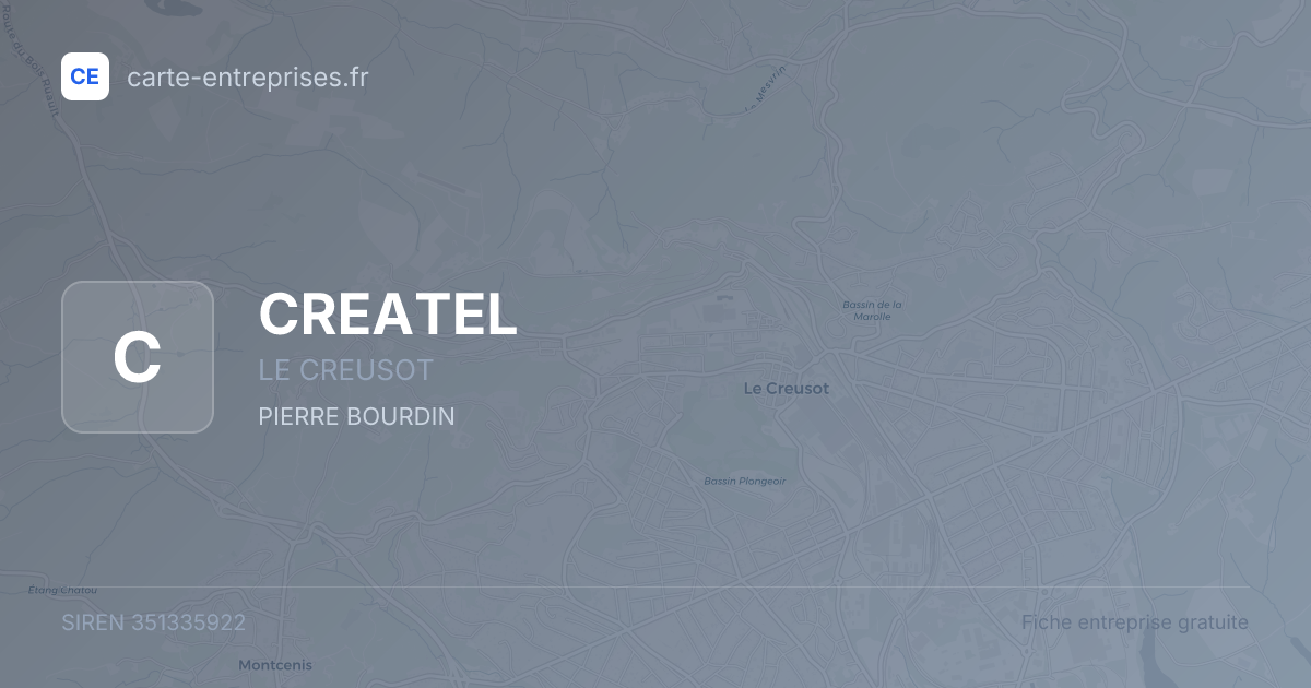 CREATEL — 351335922 — fiche entreprise