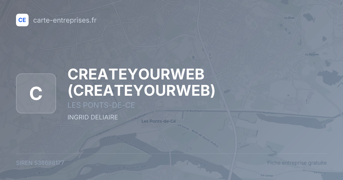 CREATEYOURWEB — 538688177 — fiche entreprise