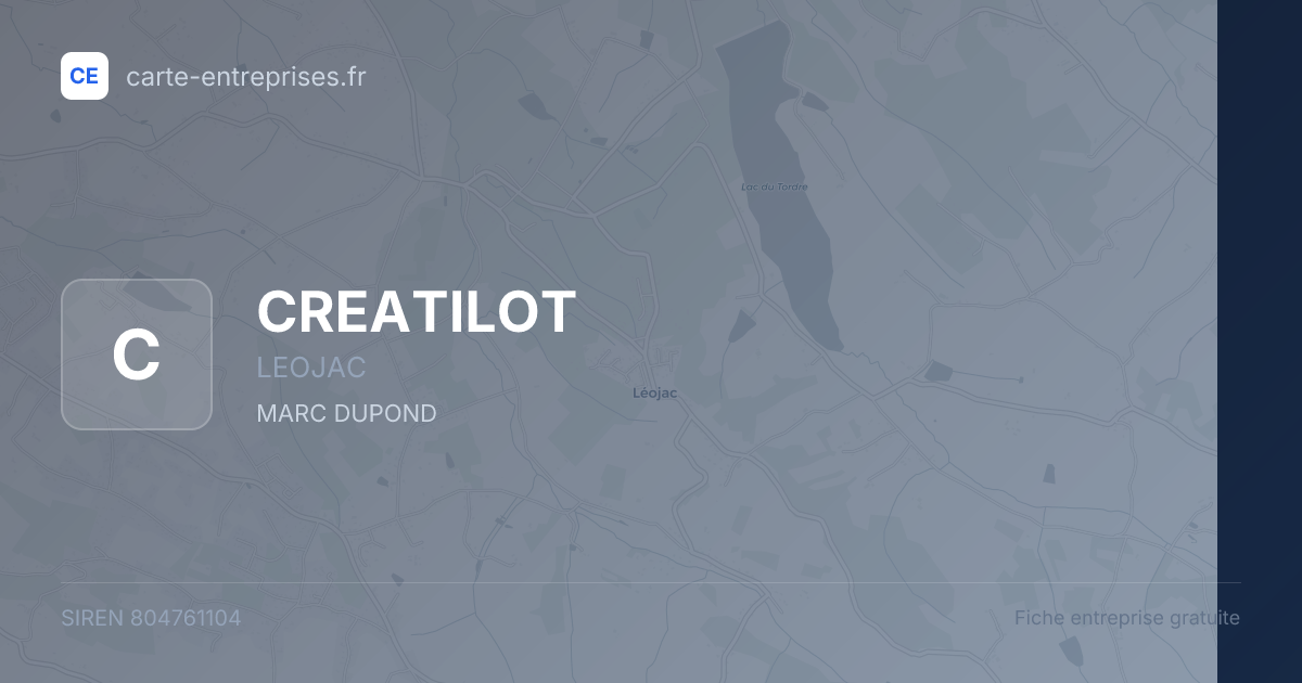 CREATILOT — 804761104 — fiche entreprise