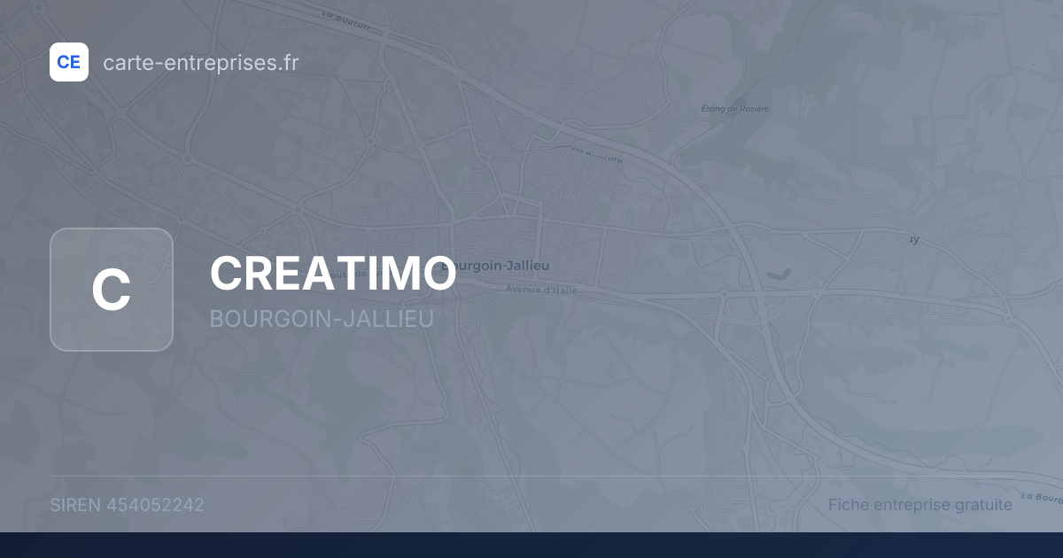 CREATIMO — 454052242 — fiche entreprise