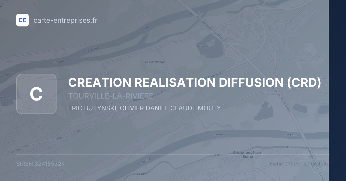 CREATION REALISATION DIFFUSION (CRD) — 324155324 — fiche entreprise