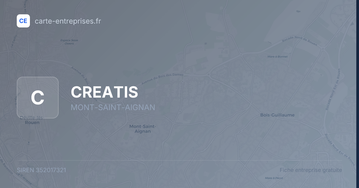 CREATIS — 352017321 — fiche entreprise
