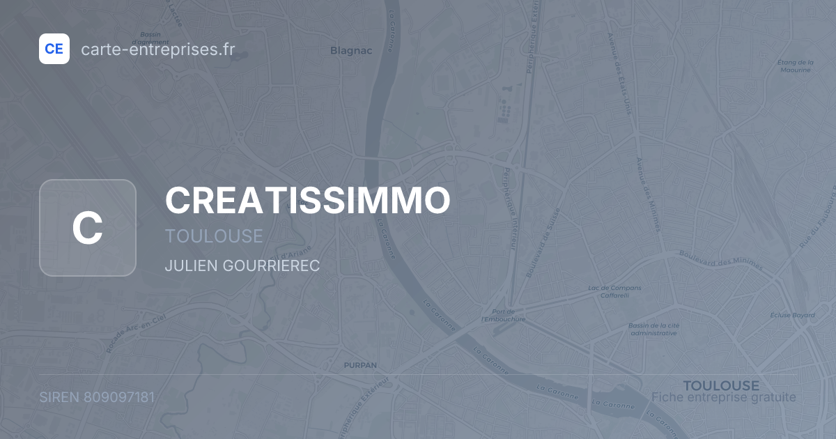 CREATISSIMMO — 809097181 — fiche entreprise