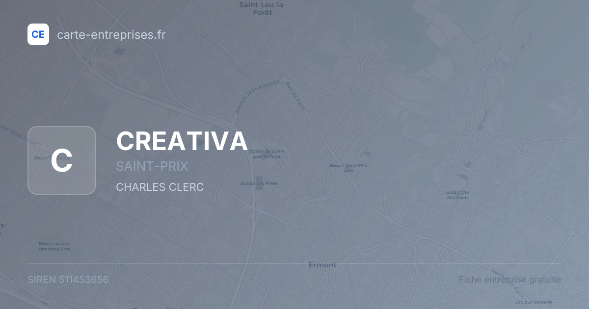 CREATIVA — 511453656 — fiche entreprise