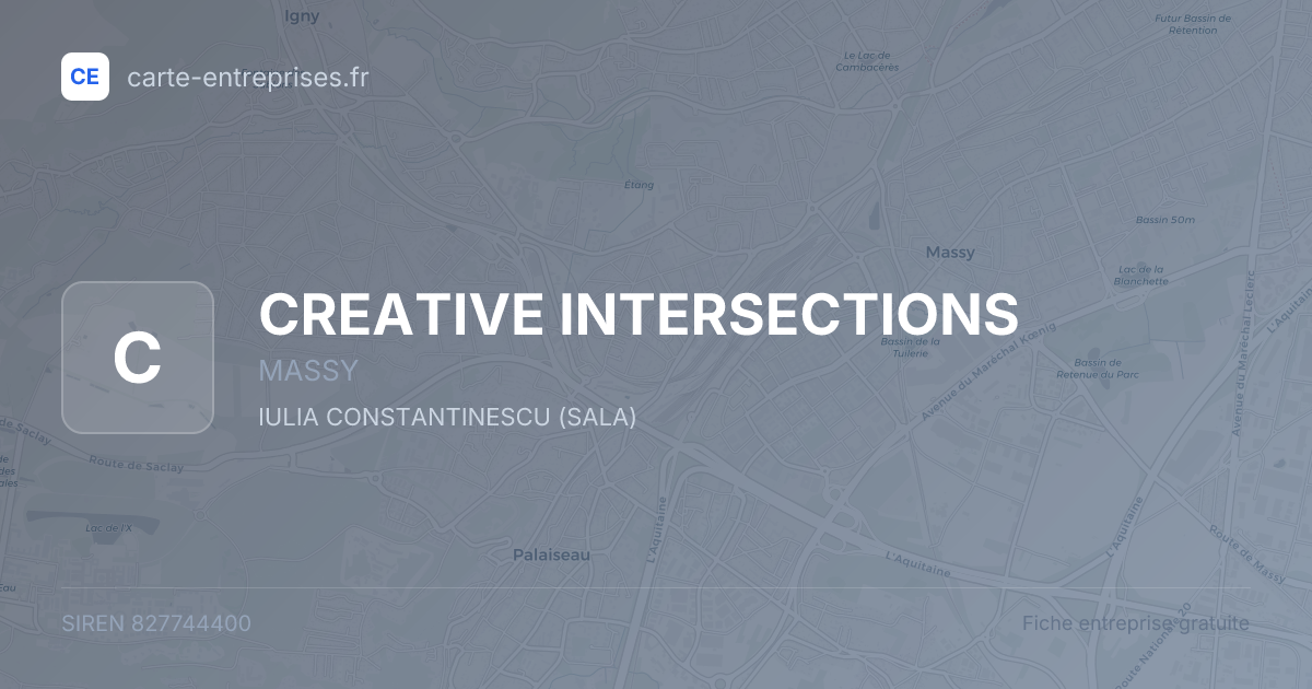 CREATIVE INTERSECTIONS — 827744400 — fiche entreprise