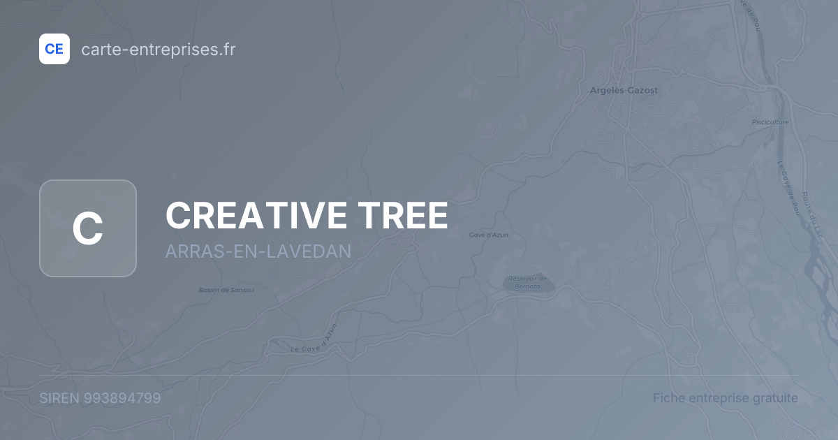 CREATIVE TREE — 993894799 — fiche entreprise