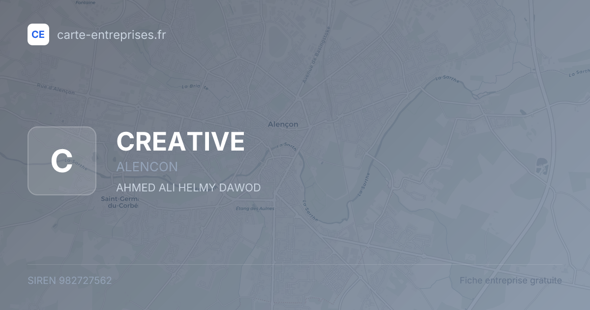 CREATIVE — 982727562 — fiche entreprise