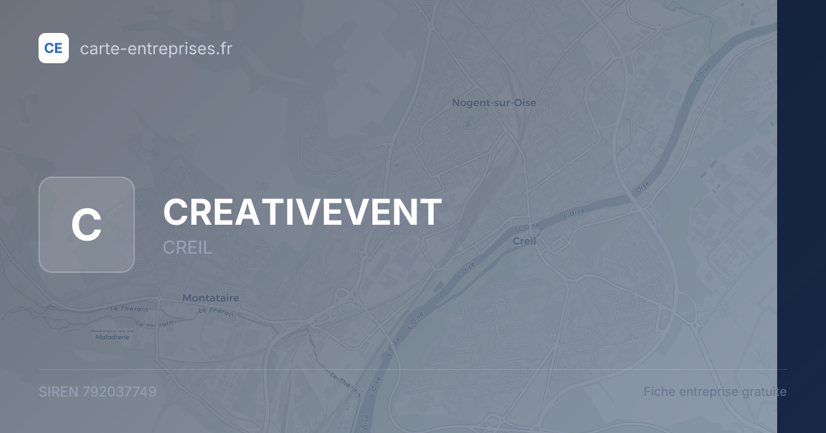 CREATIVEVENT — 792037749 — fiche entreprise