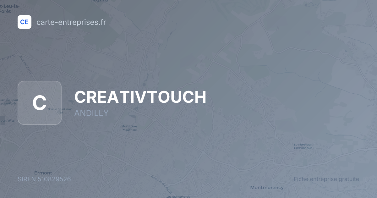 CREATIVTOUCH — 510829526 — fiche entreprise