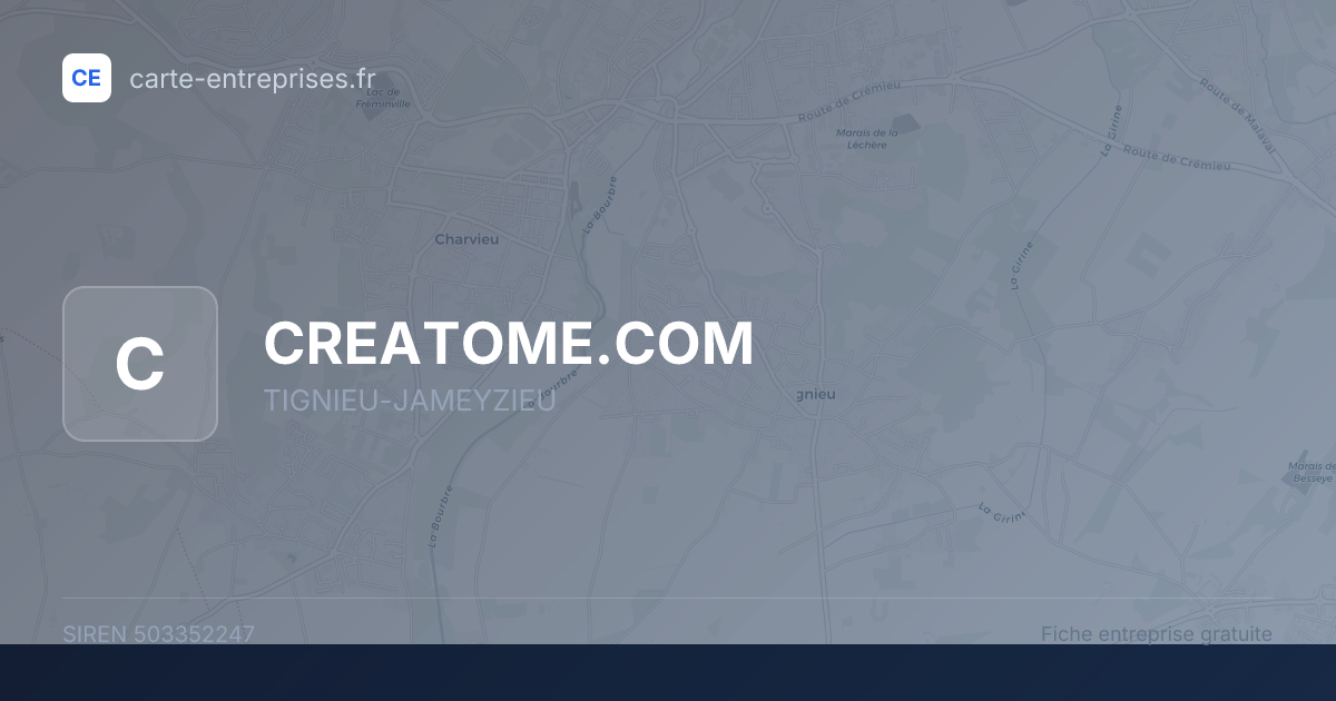 CREATOME.COM — 503352247 — fiche entreprise