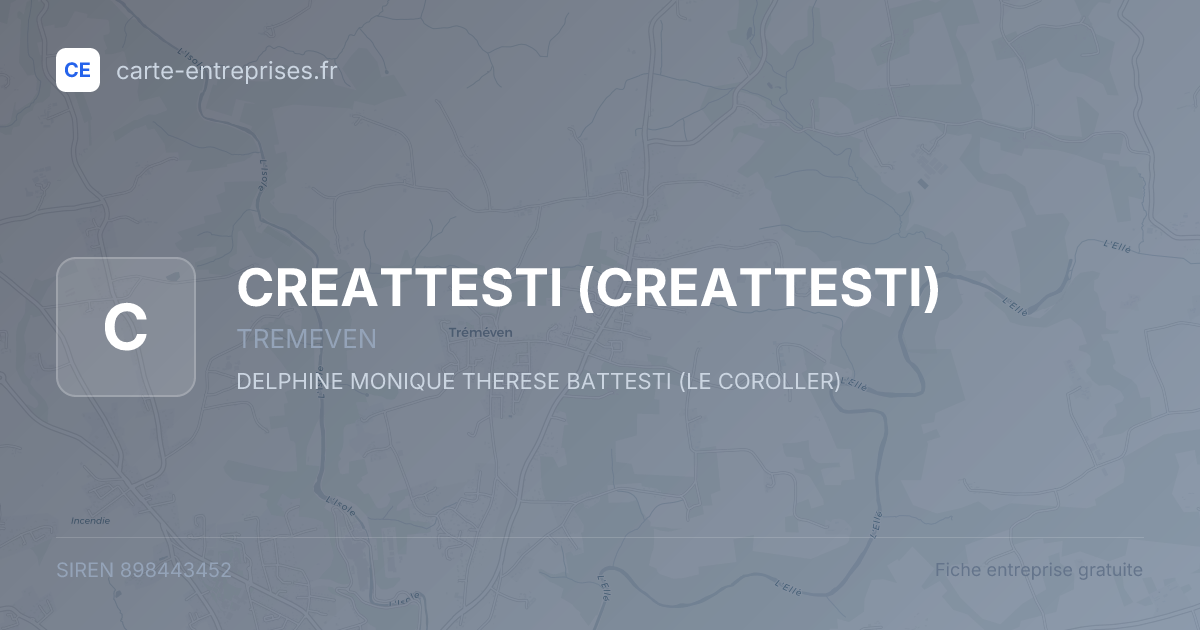 CREATTESTI — 898443452 — fiche entreprise