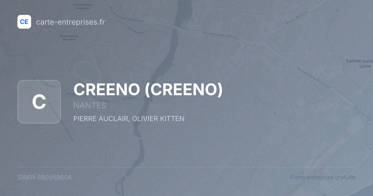 CREENO — 890558604 — fiche entreprise