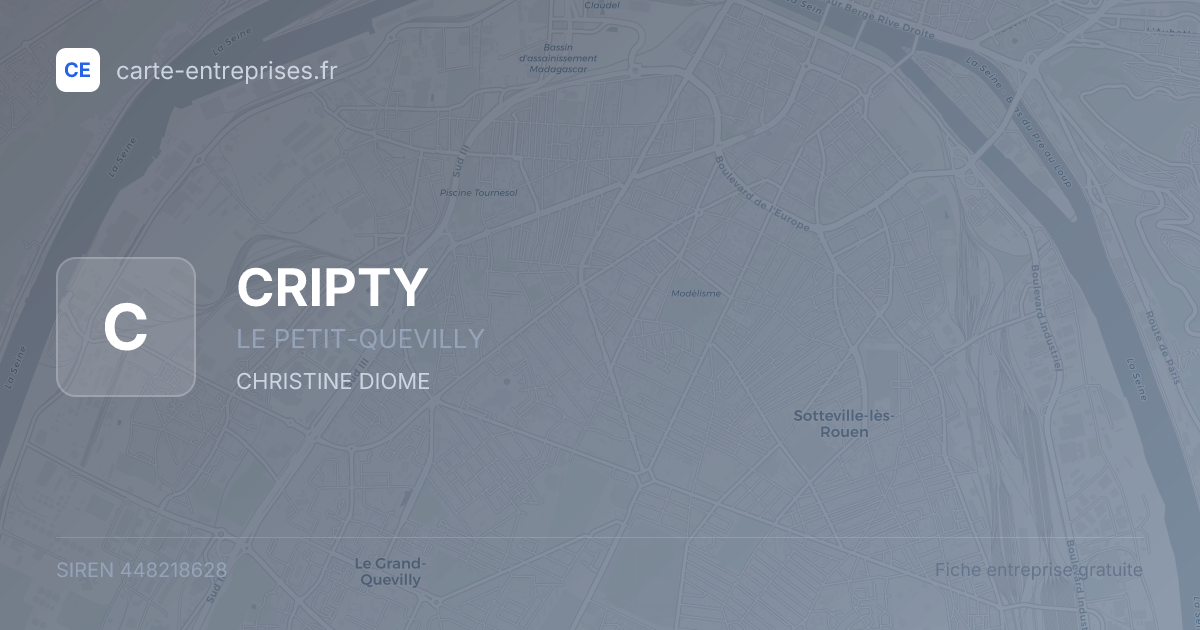 CRIPTY — 448218628 — fiche entreprise