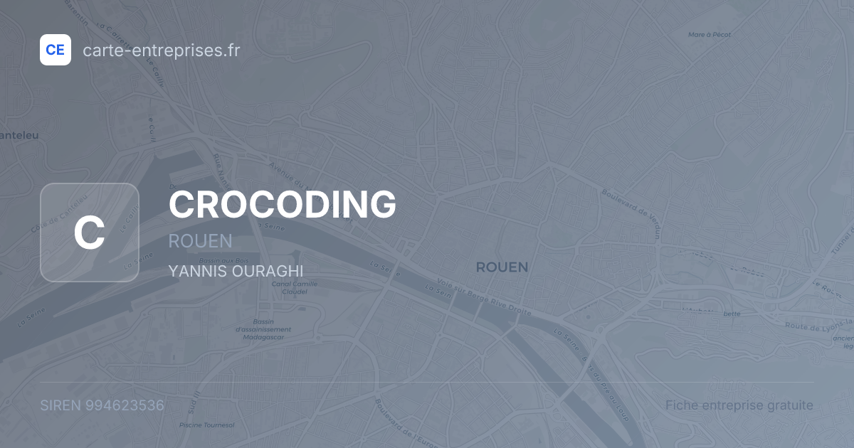 CROCODING — 994623536 — fiche entreprise
