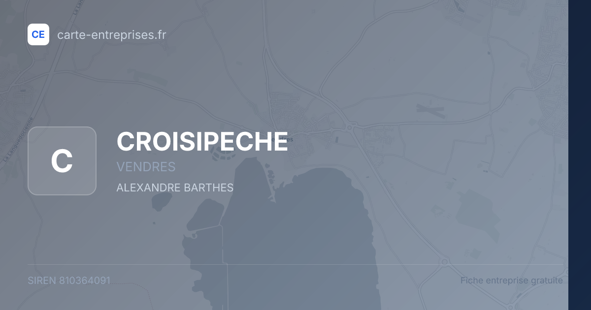 CROISIPECHE — 810364091 — fiche entreprise