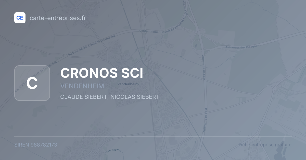 CRONOS SCI — 988782173 — fiche entreprise