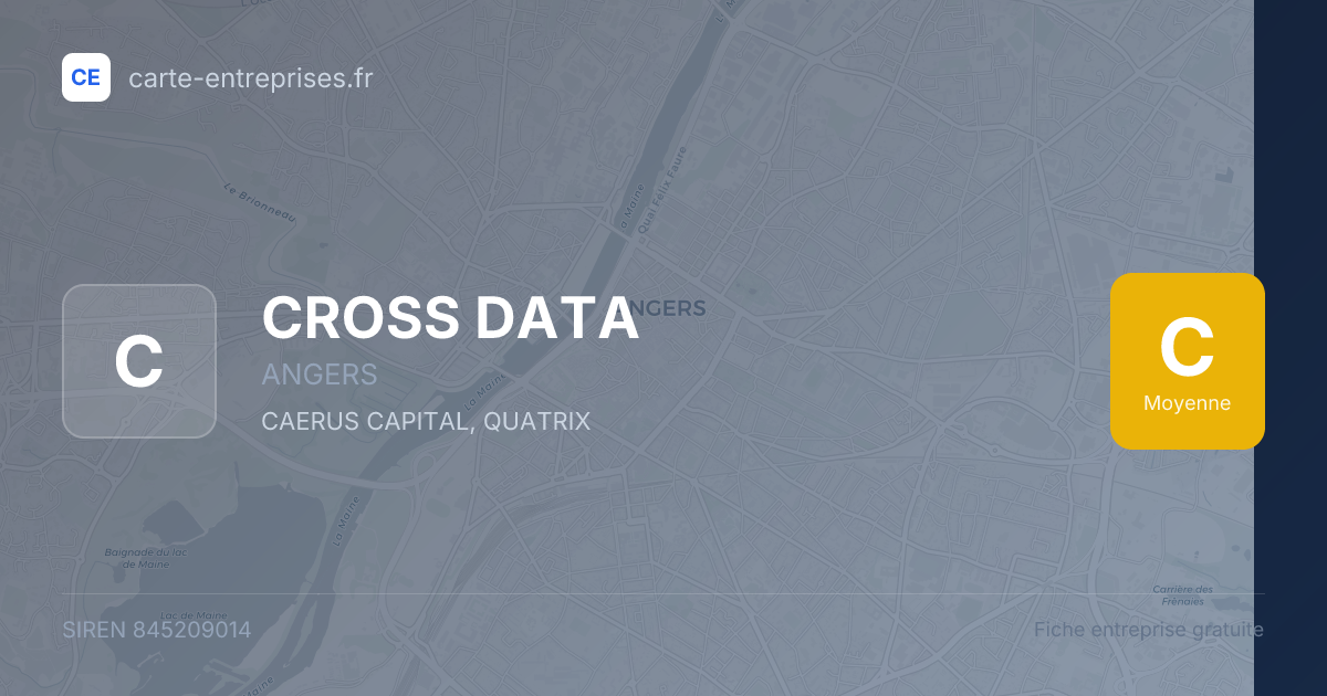 CROSS DATA — 845209014 — fiche entreprise