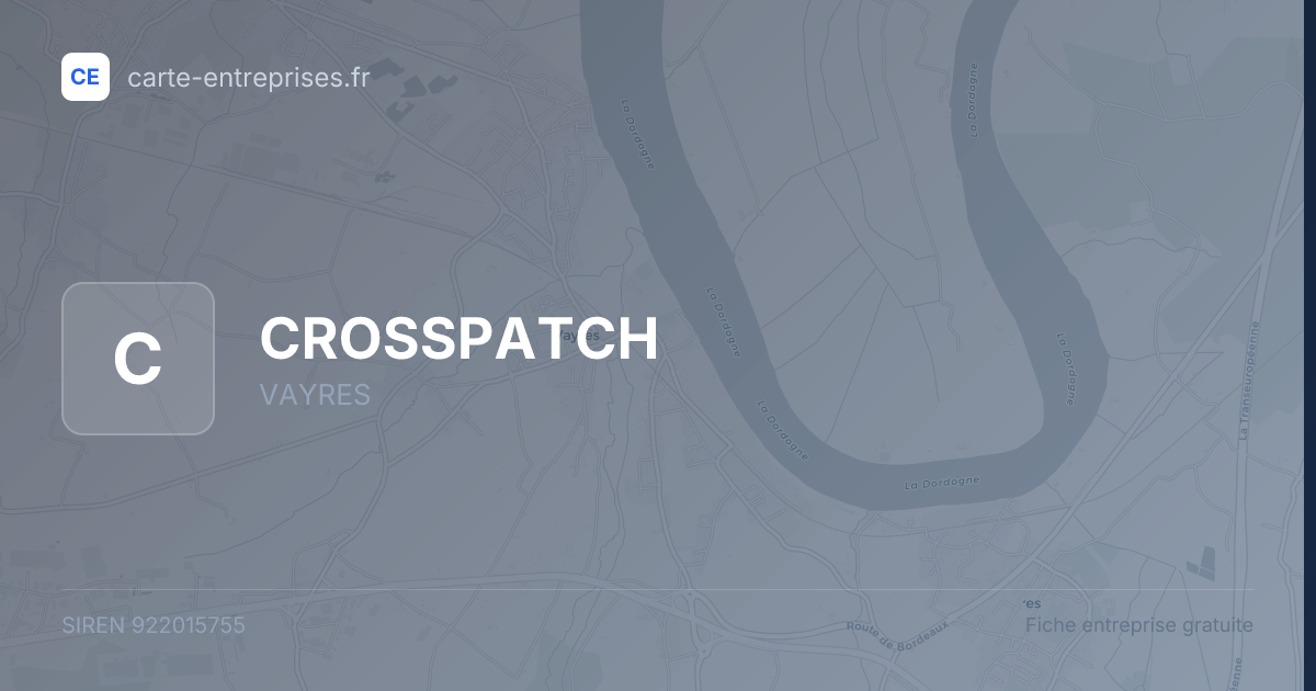 CROSSPATCH — 922015755 — fiche entreprise