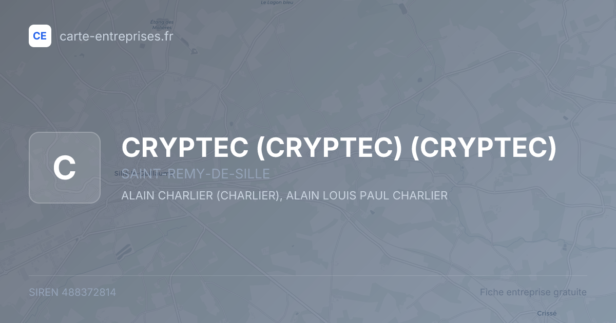 CRYPTEC (CRYPTEC) (CRYPTEC) — 488372814 — fiche entreprise
