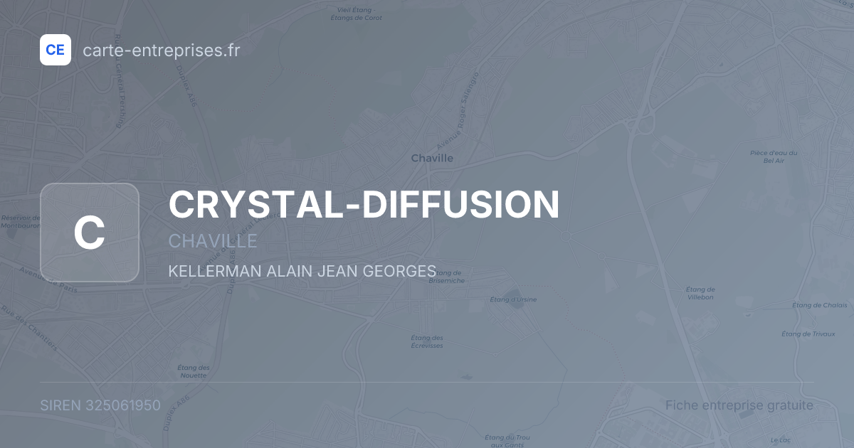 CRYSTAL-DIFFUSION — 325061950 — fiche entreprise