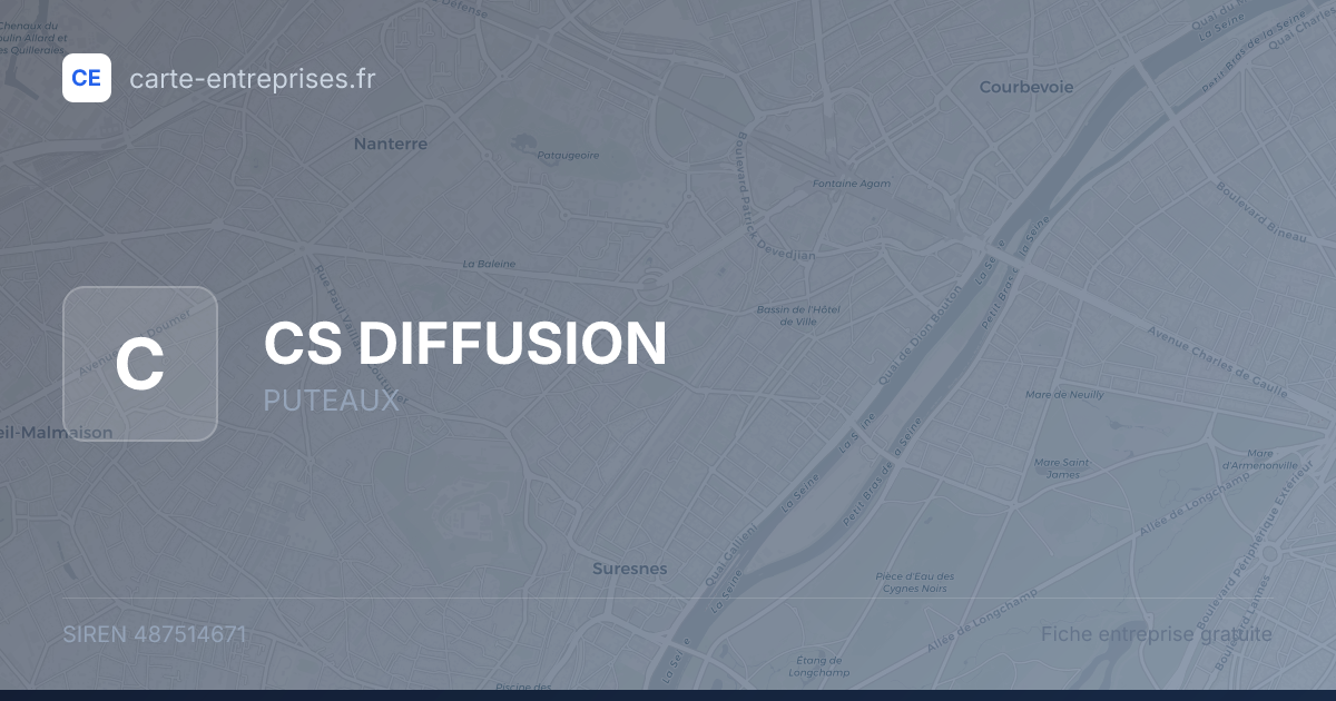 CS DIFFUSION — 487514671 — fiche entreprise